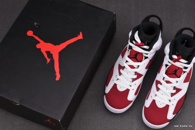 Rep Onekick 6 'CARMINE' JORDAN 2021 AIR RETRO CT8529-106 0716